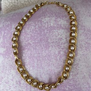 Pearl Goldtone Necklace
